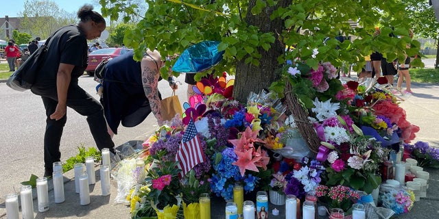 Mourners have erected multiple memorials around the area of the Tops supermarket, where 10 people were killed and there others were wounded during Saturday's mass shooting.