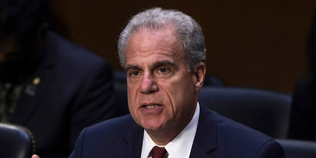 Department of Justice Inspector General Michael Horowitz speaks during a Senate Judiciary hearing about the Inspector General's report on the FBI handling of the Larry Nassar investigation of sexual abuse of Olympic gymnasts, on Capitol Hill on September 15, 2021, in Washington, D.C.