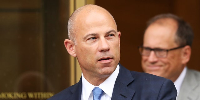 Former attorney Michael Avenatti walks out of a New York courthouse after a hearing on July 23, 2019, in New York City. 