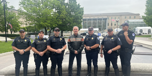 Rep. Katko participated in the Back the Blue Bike Tour and visited the National Law Enforcement Officers Memorial.