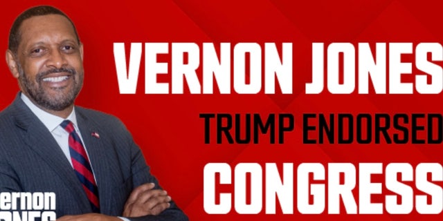 Republican House candidate Vernon Jones is endorsed by former President Donald Trump as he runs for the GOP nomination in Georgia's 10th Congressional District 