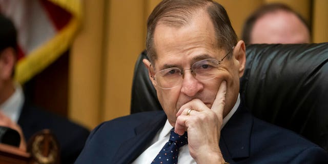 In this May 8. 2019 file photo, House Judiciary Committee Chair Jerrold Nadler, D-N.Y., on Capitol Hill in Washington. Nadler will chair a meeting of the committee Thursday on an omnibus gun package. 