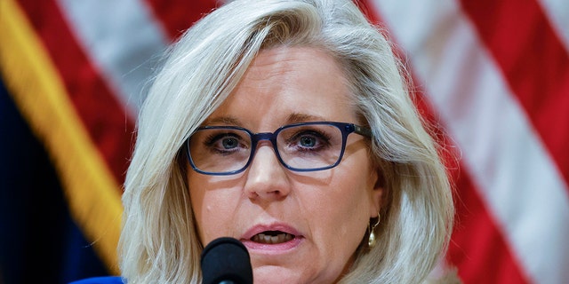 In this July 27, 2021 file photo, Rep. Liz Cheney, R-Wy., listens to testimony during the House select committee hearing on the Jan. 6 attack on Capitol Hill in Washington. (Jim Bourg/Pool via AP, File)