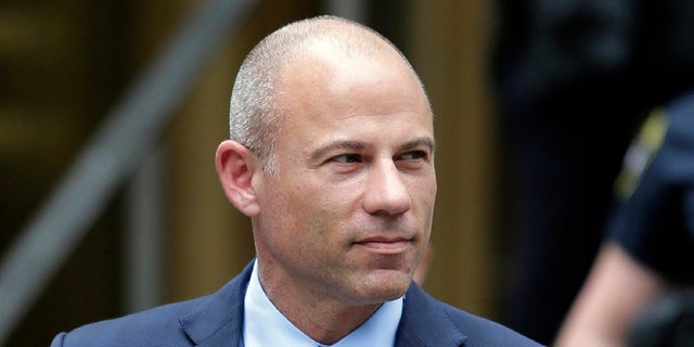 California attorney Michael Avenatti leaves a courthouse in New York following a hearing. Avenatti was arrested Tuesday by IRS agents for alleged violations of his pre-trial release.