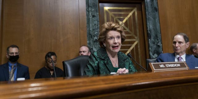Senator Debbie Stabenow, a Democrat from Michigan, speaks during a hearing in Washington, D.C., US, on Tuesday, June 7, 2022. 