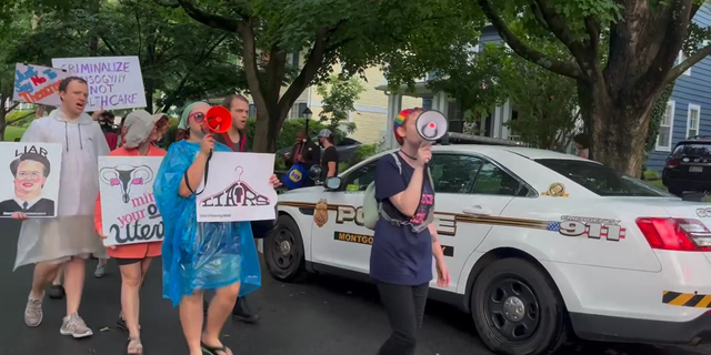 A drumline marched outside of Kavanaugh's house after an alleged assassination attempt