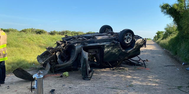 Two migrants died in a crash in Palmview, Texas on June 29, 2022. 