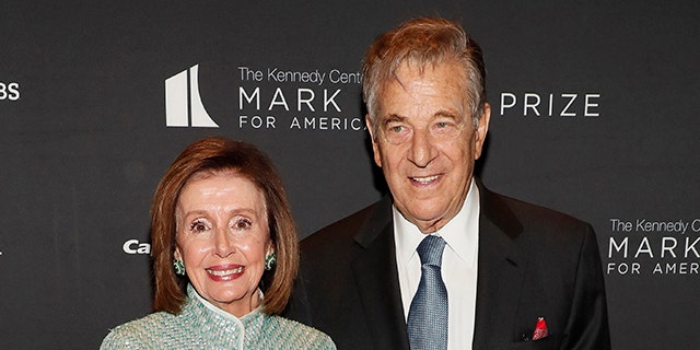 WASHINGTON, DC - APRIL 24: Nancy Pelosi and Paul Pelosi attend the 23rd Annual Mark Twain Prize For American Humor at The Kennedy Center on April 24, 2022 in Washington, DC. 