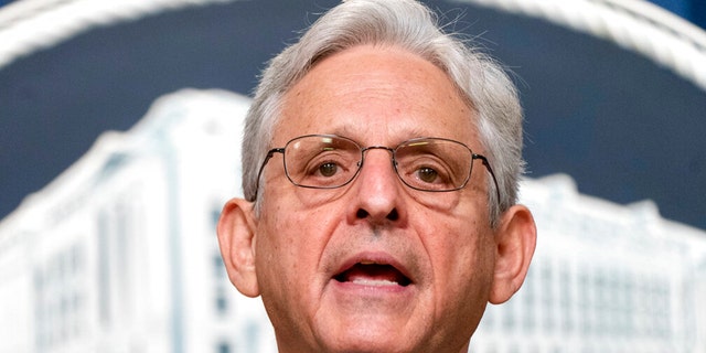 Attorney General Merrick Garland speaks during a news conference, Monday, June 13, 2022, at the Department of Justice in Washington.