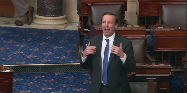 Sen. Chris Murphy, D-Conn., spoke from the Senate floor after the school shooting in Uvalde, Texas.