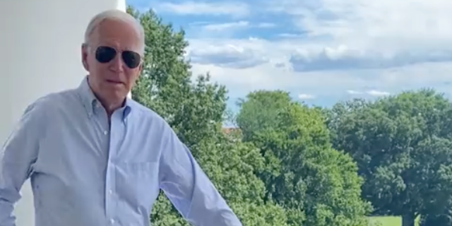 President Biden posted a video to Twitter on Saturday afternoon after testing positive for COVID-19 in a "rebound" case.