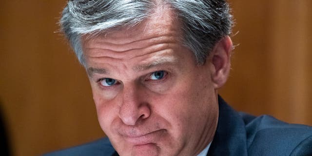 FBI Director Christopher Wray testifies during the Senate Homeland Security and Governmental Affairs Committee hearing titled Threats to the Homeland in Dirksen Senate Office Building on Thursday, Sept. 24, 2020.