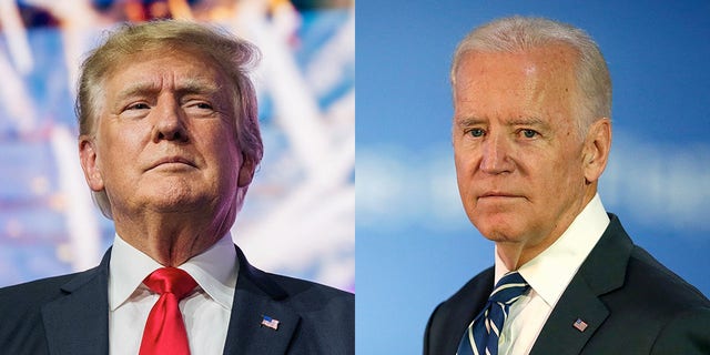 Former President Trump and President Biden