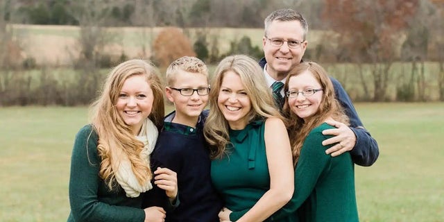 Neil Parrott and his family