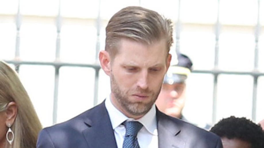 Eric Trump solemn