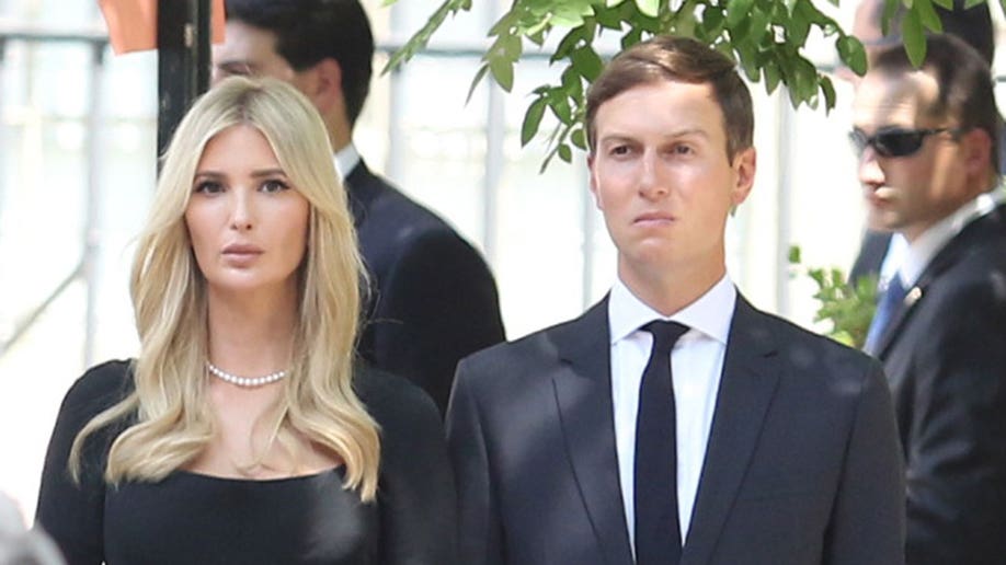 Ivanka and Jared outside