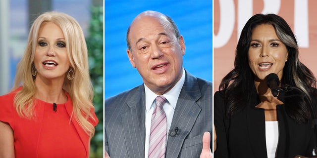 Kellyanne Conway, former White House counselor to President Trump, Ari Fleischer, former White House press secretary and Fox News contributor; and Tulsi Gabbard, former Democratic congresswoman from Hawaii