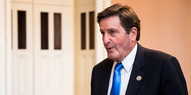 Rep. John Garamendi, D-Calif., walks through the Capitol on Wednesday, Oct. 25, 2017.