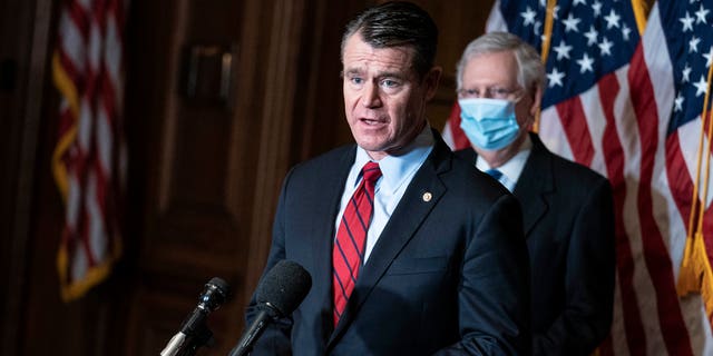 Sen. Todd Young, R-Ind., has been the driving force behind GOP efforts to pass a bill aimed at boosting competition with China. 