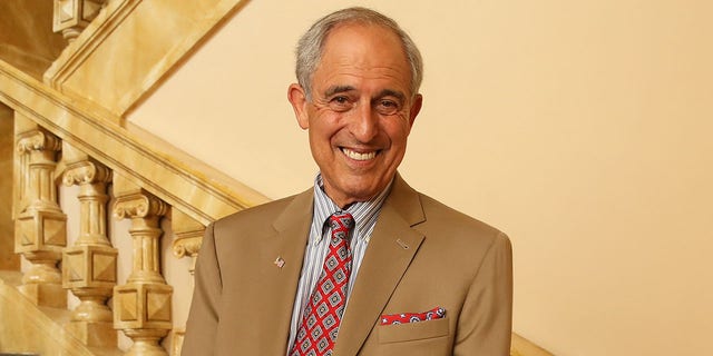 Lanny Davis, former special counsel to Bill Clinton, pauses for a quick portrait at Zofin Palace on May 22, 2018 in Prague, Czech Republic.