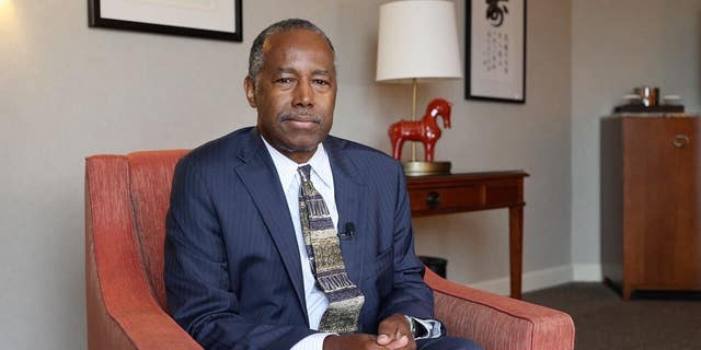 Former HUD Secretary Dr. Ben Carson speaks with Fox News Digital at CPAC in Dallas on August 4, 2022.