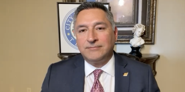 McAllen, Texas, Mayor Javier Villalobos speaks about migration affecting border communities.