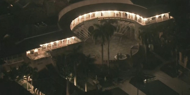 Aerial footage of Mar-a-Lago post FBI raid