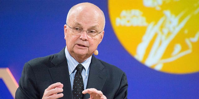 Michael Hayden, former Director of the CIA and NSA, speaks at ‘Nobel Week Dialogue: the Future of Truth’ conference at at Svenska Massan on December 9, 2017, in Gothenburg, Sweden. 