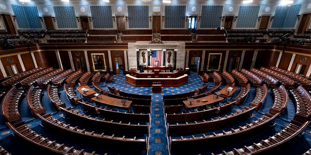 The chamber of the House of Representatives 