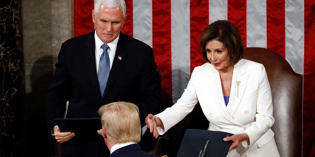 House Speaker Nancy Pelosi infamously ripped up President Trump's State of the Union address in 2020.