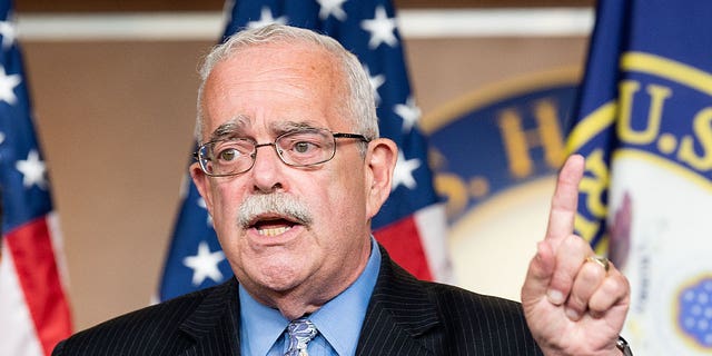 Rep. Gerry Connolly speaks at a press conference at the U.S. Capitol, Nov. 9, 2021.