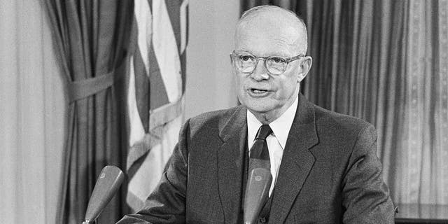 Former President Dwight Eisenhower, who served as President of the United States from 1953 to 1961.