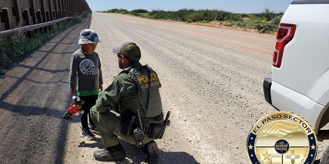 Border Patrol agents rescue a migrant child abandoned by smugglers.