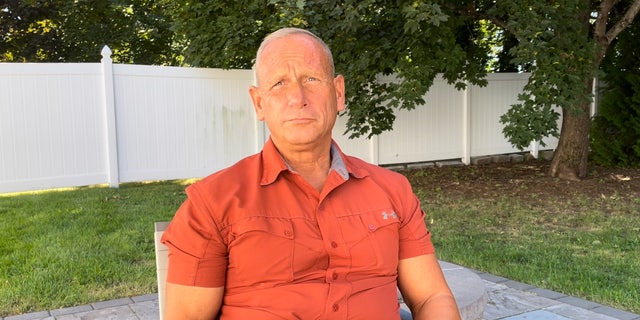 Retired Army Gen. Don Bolduc, a GOP Senate candidate in New Hampshire, sits down for an interview Fox News on Sept. 2, 2022, in Stratham, N.H. 