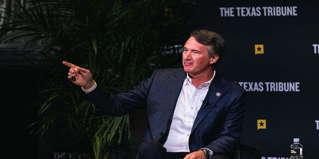 Glenn Youngkin, governor of Virginia, speaks during The Texas Tribune Festival in Austin, Texas, US, on Friday, Sept. 23, 2022.