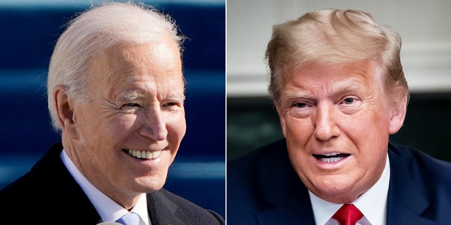 A side-by-side of President Biden and former President Donald Trump. (Getty Images)