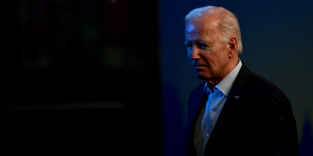 President Biden at the Liacouras Center on November 5, 2022, in Philadelphia, Pennsylvania. 