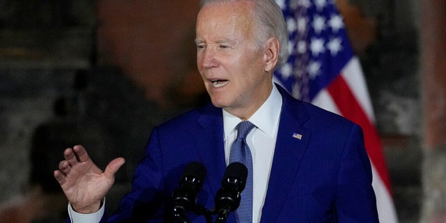 U.S. President Joe Biden talks to the media during a press conference ahead of the G20 Summit in Nusa Dua, Bali, Indonesia, Monday, Nov. 14, 2022.