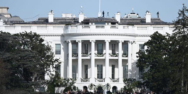 Guests arrive at the White House for the wedding of Naomi Biden, 28, granddaughter of President Biden, and Peter Neal, 25, on Nov. 20, 2022.