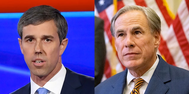 Beto O'Rourke and Gov. Greg Abbott