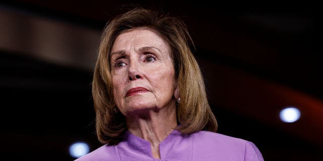 U.S. House Speaker Nancy Pelosi (D-CA) alongside members of the Congressional Delegation who recently traveled to the Indo-Pacific Region attends a press conference in the U.S. Capitol Building on August 10, 2022 in Washington, DC. 