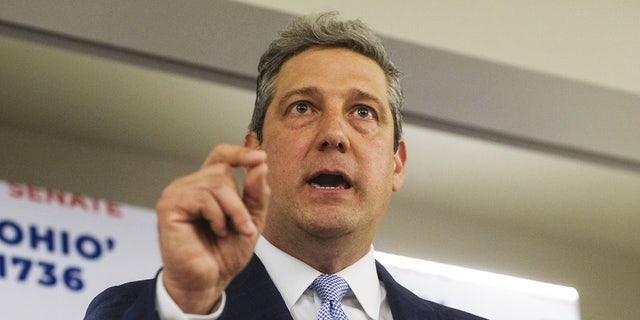 Rep. Tim Ryan speaks during a primary election night event in Columbus, Ohio, May 3, 2022.