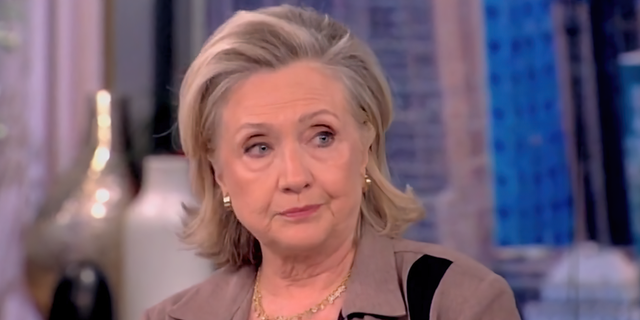 Hillary Clinton discusses President Biden's 'MAGA Republicans' speech on 'The View,' in September. 