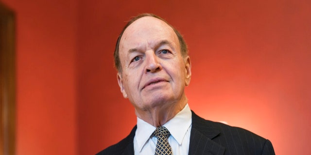 Sen. Richard Shelby, R-Ala., is seen in his Capitol Hill office in Washington, Tuesday, Nov. 29, 2022. 