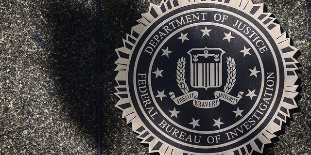 Federal Bureau of Investigation emblem is seen on the headquarters building in Washington D.C., United States, on October 20, 2022. 