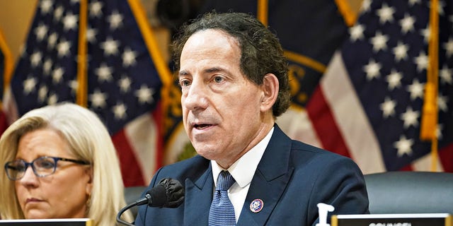 Representative Jamie Raskin, a Democrat from Maryland, speaks during a hearing of the Select Committee to Investigate the January 6th Attack on the US Capitol in Washington, D.C., US, on Tuesday, July 12, 2022.