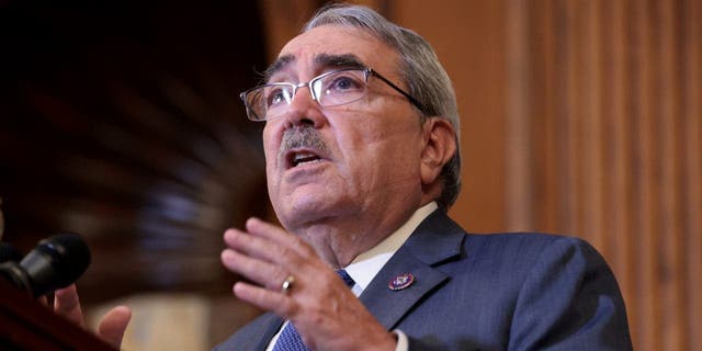 Rep. G.K. Butterfield, D-N.C., speaks at a press event following the House of Representatives vote on H.R. 4, the John Lewis Voting Rights Advancement Act, at the U.S. Capitol  in Washington, D.C., on Aug. 24, 2021.