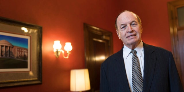 Sen. Richard Shelby, R-Ala., is seen in his Capitol Hill office in Washington, Tuesday, Nov. 29, 2022. 