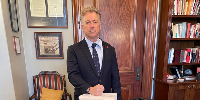 Sen. Rand Paul, R-Ky., took to Twitter on Tuesday to mock the 4,155 page $1.7 trillion omnibus bill that was made public this week.