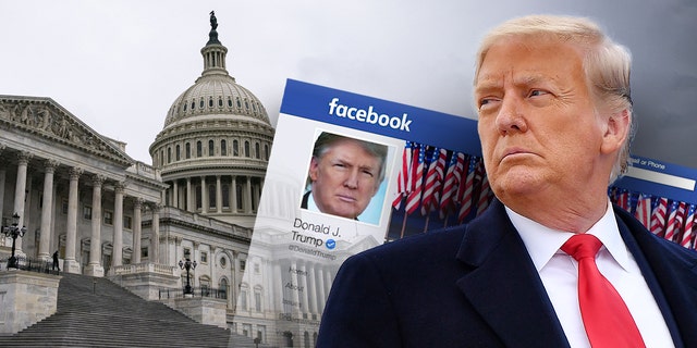 Former President Donald Trump may have his Facebook and Instagram accounts reinstated this month. (Al Drago/Bloomberg via Getty Images)